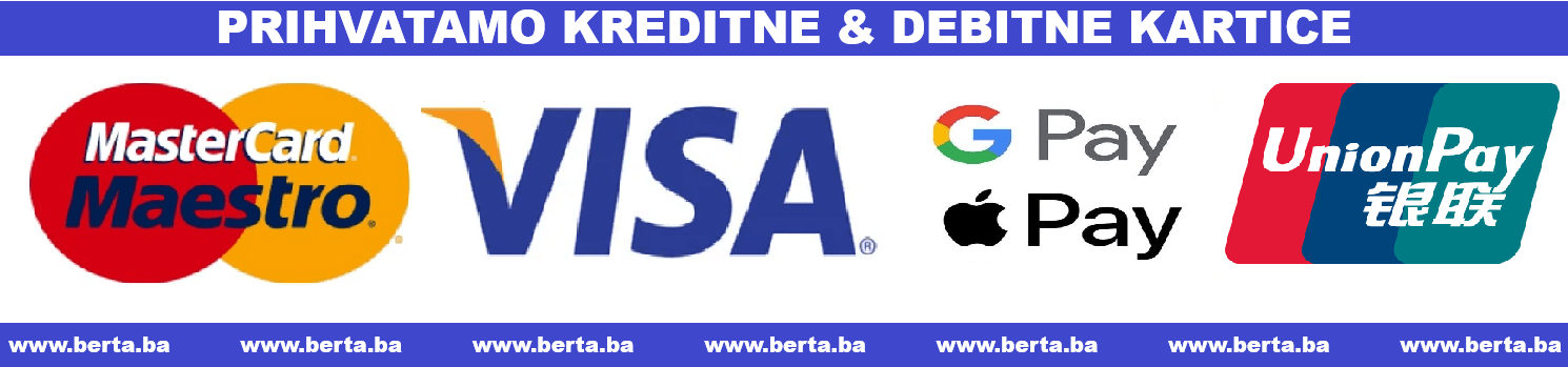 Karticno placanje 18cm x 6cm